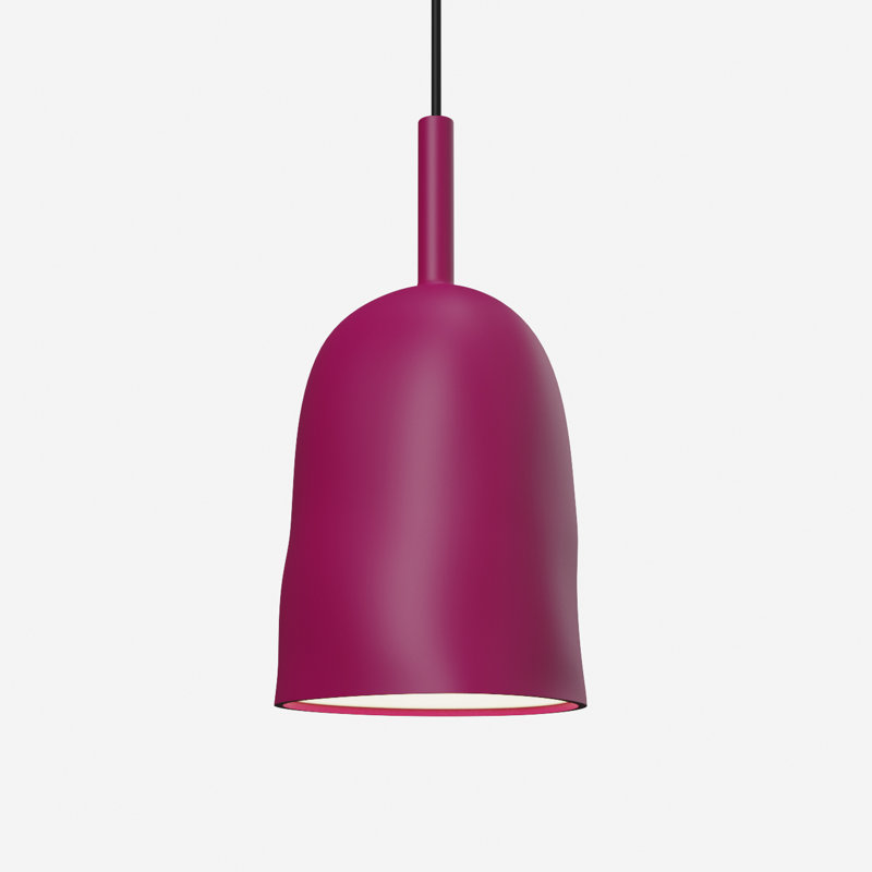 Vessel Pendant Light, Stone, 21" H x 14.5" W x 9" D, Black