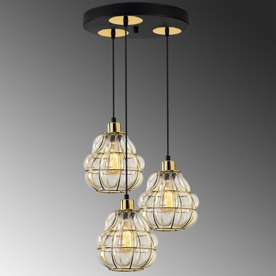 Margolis 3 - Light Geometric Pendant