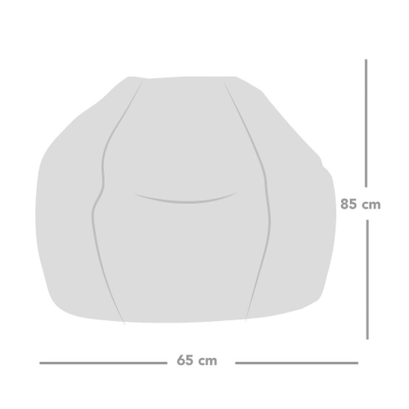 rucomfy Beanbags Kids Classic Bean Bag Chair with Filling - Wipe Clean Water-Resistant Comfortable Outdoor Garden Seat for Kids - 60 x 65 x 65cm