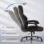 Grand et grand fauteuil de bureau en similicuir-253814411
