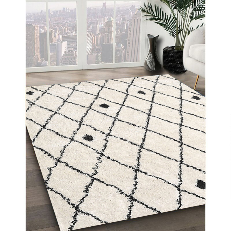 Geometric Indoor Rug, Square 6'