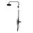 Abbey 10 x 22 Shower Faucet Set with Handshower, Matte Black-118340093
