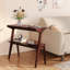 Table de bout mince Nekayla avec pieds en bois massif-1006021169