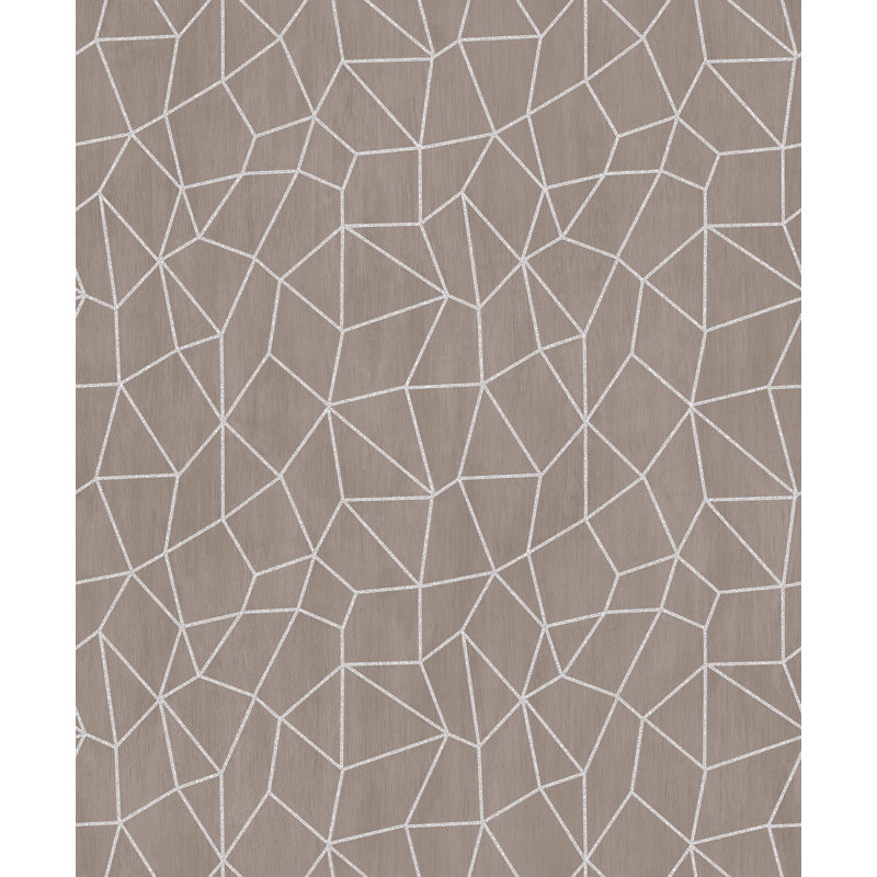 Special FX 2 Glitter Web Design Wallpaper Roll, Silver/Gray/Beige