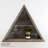 Triangle Accent Shelf with Adjustable Shelves-506784836