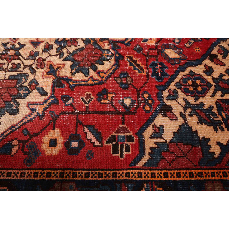 Tapis rouge Antalya Vintage 5 pi 1 po x 9 pi 7 po
