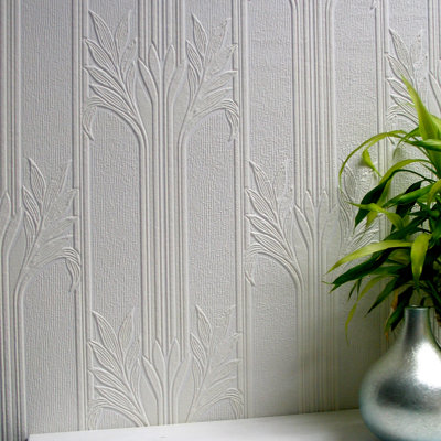 Rouleau de papier peint embossé 3D 33 pi x 20,9 po Blume