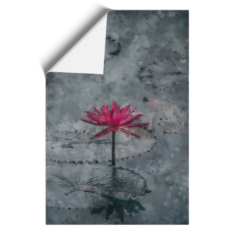A Sacred Lotus Flower - Unframed Graphic Art, 42cm H x 30cm W x 0.1cm D