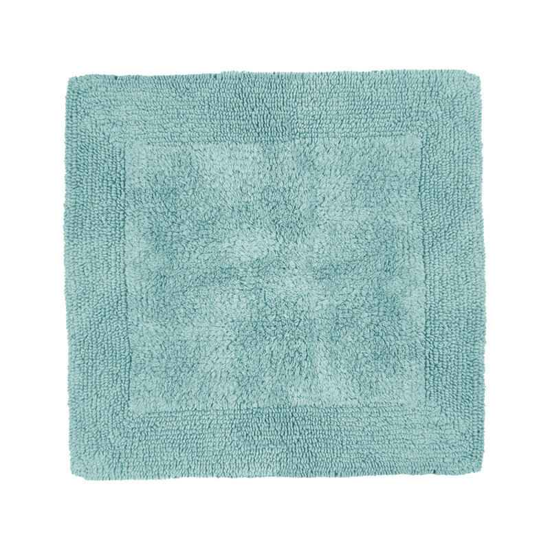 Nagelly Reversible Square Bath Mat, Duckegg