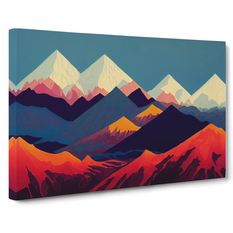 Fantastic Mountains - Wrapped Canvas, 35cm H x 50cm W x 3cm D