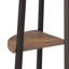 180cm H x 45.5cm W Steel Corner Bookcase-572450080
