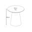 Cashara Pedestal End Table