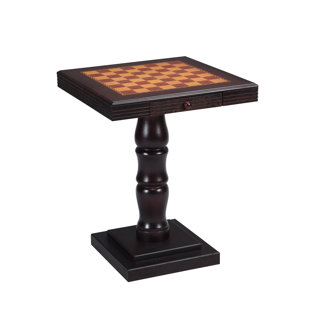 Italian Inlaid Wood Multi Game Table With Roulette, Checkers/Chess,  Backgammon