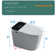 Tankless Smart Toilet with Bidet, Auto Flush/Open/Close, Heated Seat, Remote Control