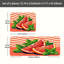 Red Grapefruit Kitchen Mats 2 Pack Kitchen Dining