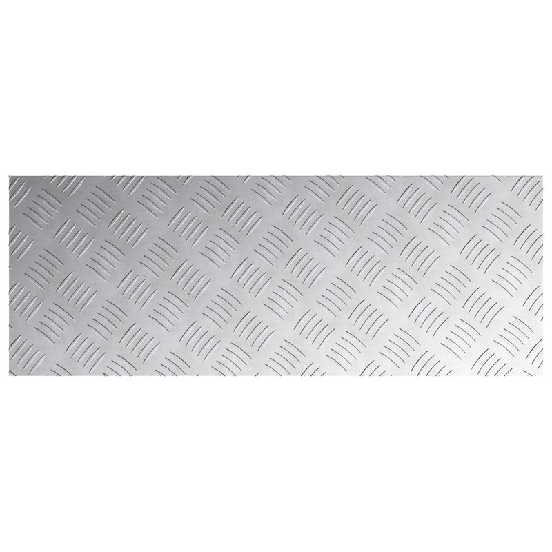 Silver Aluminium Stair Treads Rectangular, Rectangle 30cm x 80cm