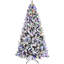 Arbre de Noël artificiel 7,5 pi avec lumières DEL-918569964