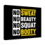 No Sweat - Wrapped Canvas Print-853447774