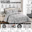 Jacquard Floral Bedspread-130383394-130383397