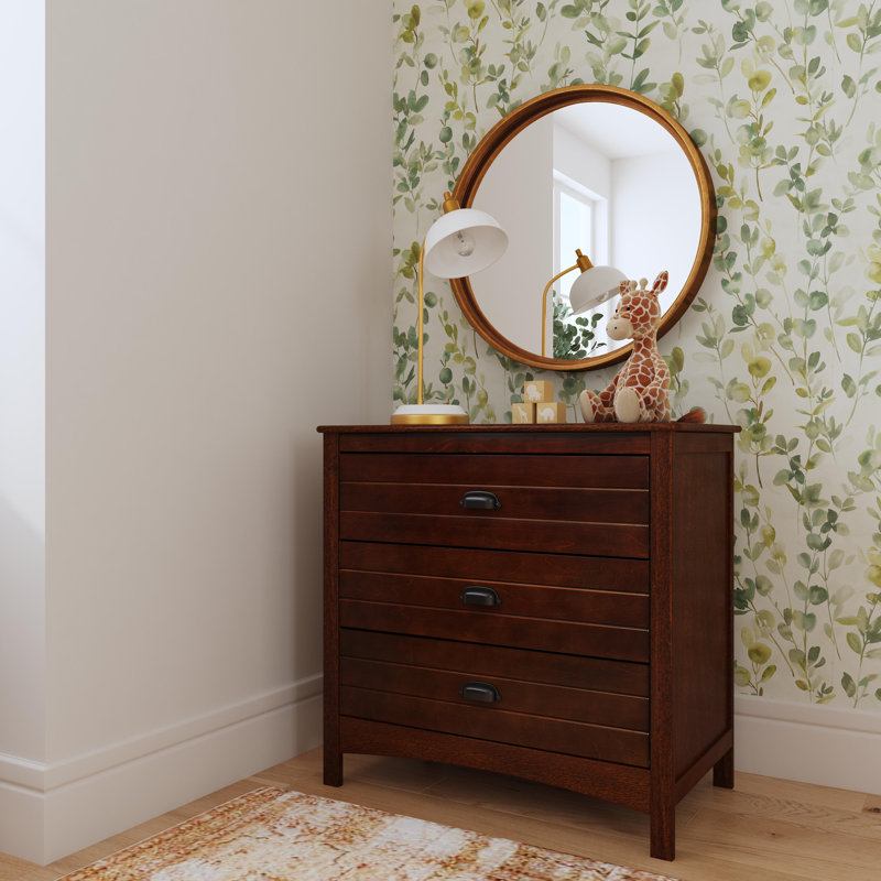 Nolan 3 Drawer Dresser, Espresso