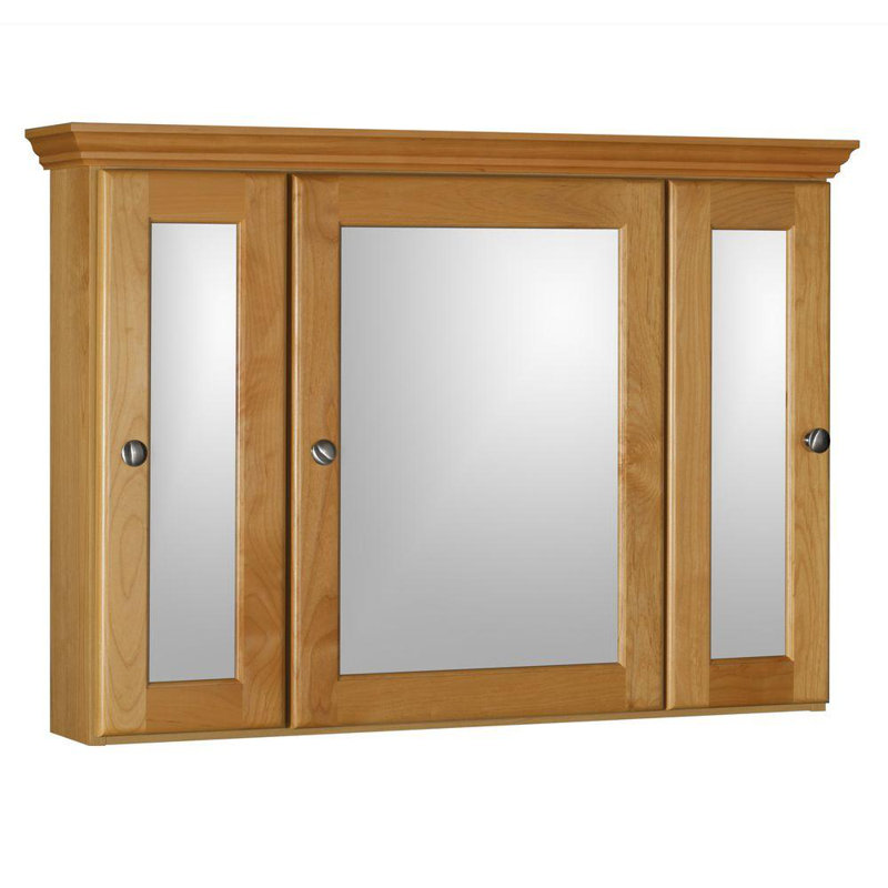 Armoire à pharmacie à fixation murale Simplicity, Aulne naturel, H 27 po x l 36 po x P 6,5 po