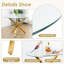 Ensemble de salle à manger à piédestal moderne avec chaise Dininig-2103961067-2103517574-2103517595
