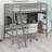 Chyleen Twin Size Loft Bed with Storage Shelves-558729408
