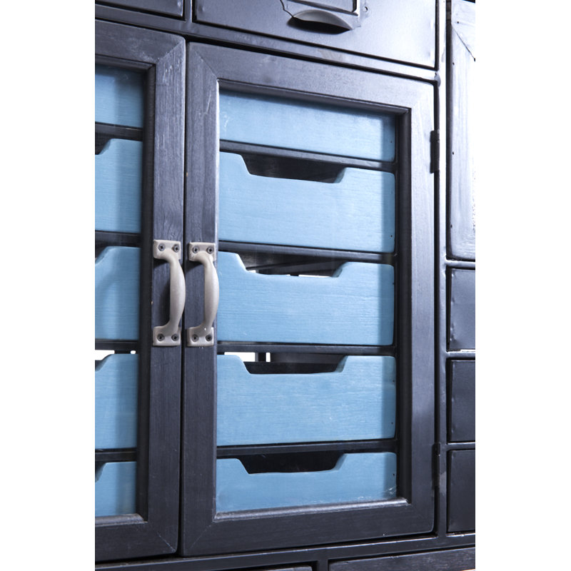 Dresser Art Factory, Black/Blue