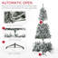 Arbre de Noël artificiel 7,5 pi avec lumières DEL blanc froid