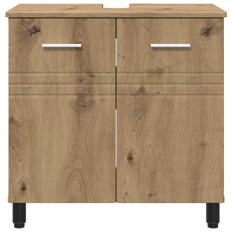 60cm Bathroom Vanity Base Only, Artisan Oak