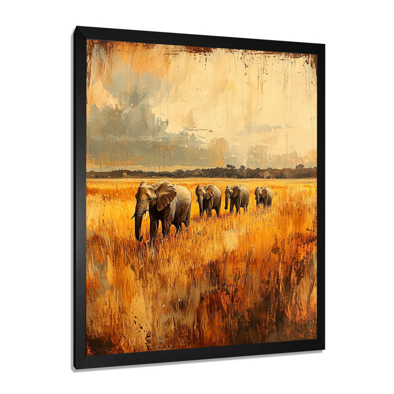 Harton - Animaux, art mural, salon, Noir, noir, noir, noir, H 20 po x l 12 po, Reproduction encadrée d'une seule photo