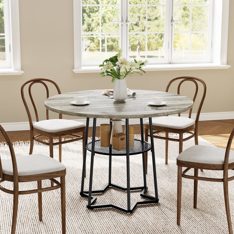Dining Table with Iron Base