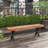 Kaeya Stainless Steel Outdoor Bench