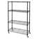 Steel Adjustable Height Shelving Unit with Wheels