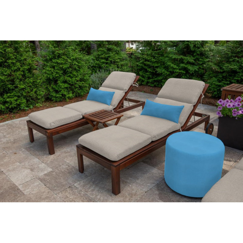Cherelle Outdoor Rectangular Pillow Cover & Insert, Canvas Capri Sunbrella®