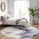 Machine Washable Indoor/Outdoor Xhevrie Lavender Rug