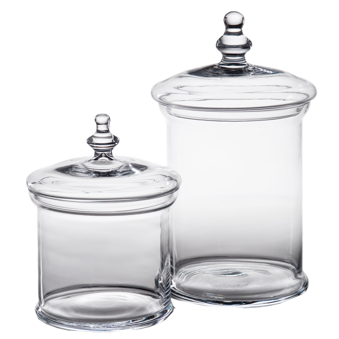 Classic Glass Decorative Urns & Jars Abigails 