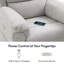 Fauteuil oscillant inclinable et oscillant électrique à 270 °