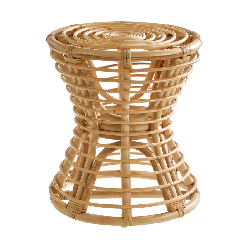 Berwyn Solid Wood Accent Stool, Natural