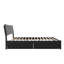 Harlowe Wood Platform Bed with Storage Drawers-1356210686-1356210682