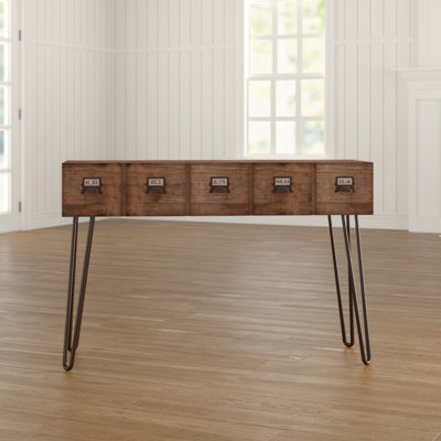 Ora 120.5cm Solid Wood Top Console Table