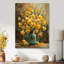 Jonquilles de ferme jaune dans un vase I - Décoration murale jonquilles-294896042-294896043