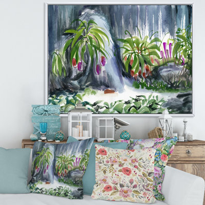 " Tropical Plants Oasis " Painting Print