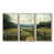 Toile naturelle avec cadre flottant