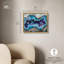 Toile Stellar Shard Core, art de la géode bleue par Art Remedy-115150568-115150559