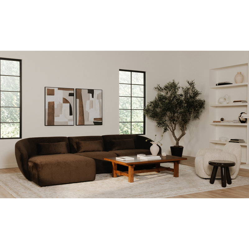 Octavia Solid Pine Wood Rectangular Coffee Table