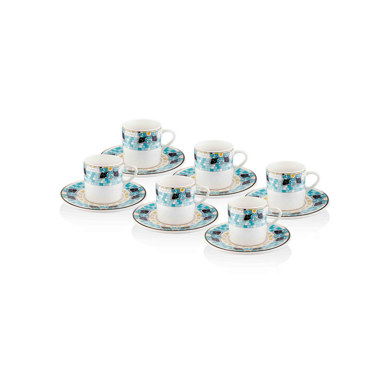 Ensemble de 6 tasses à café Lummus