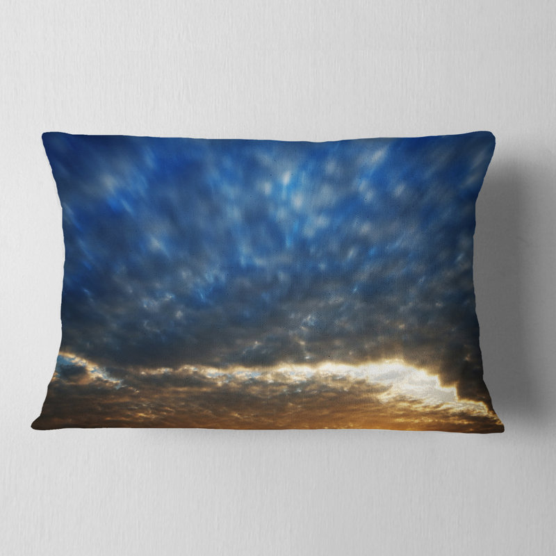Coussin Dramatic Blue and Brown Skies - Sea & Shore