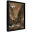 Reproduction d'art sur toile de luxe encadrée en bois noir-152937556