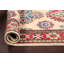 Tapis décoratif en laine de conception unique beige/rouge 2 pi x 3 pi 3 po kazak noué à la main